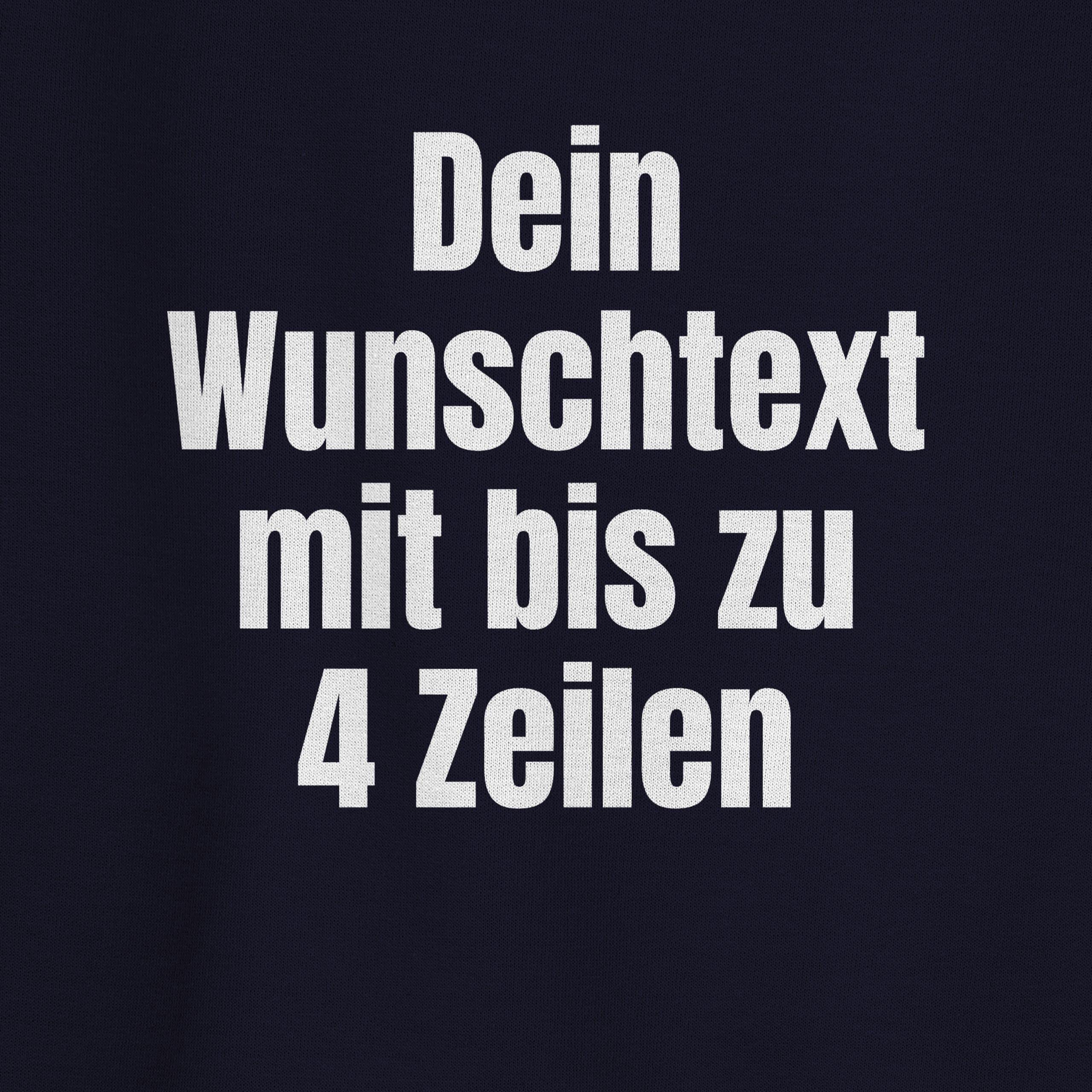 Geschenk mit Namen personalisiert by Shirtracer - Sweater Pullover Sweatshirt Herren Damen - Aufdruck selbst gestalten - Wunschtext I Eigener Text I Custom Text