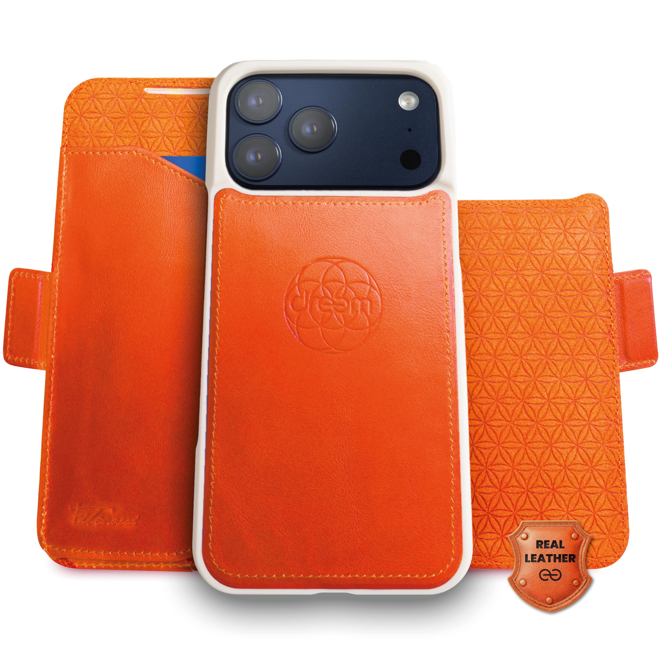 *Real Leather* Orange