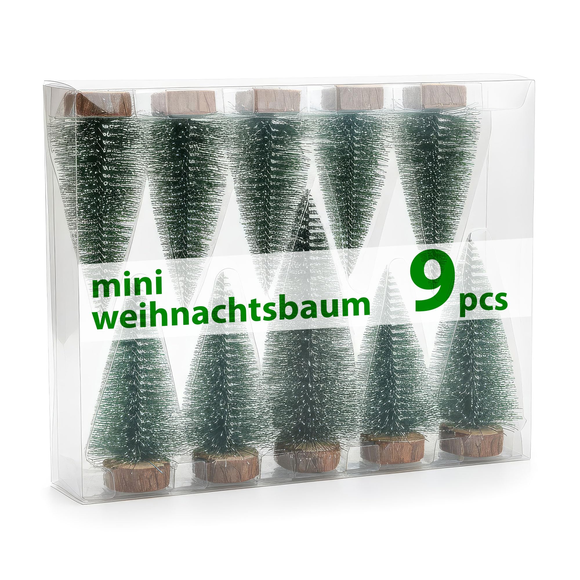 Dekoracja stołu, mała choinka 10 cm/15 cm/20 cm – zielona miniaturowa choinka, sztuczna dekoracja bożonarodzeniowa