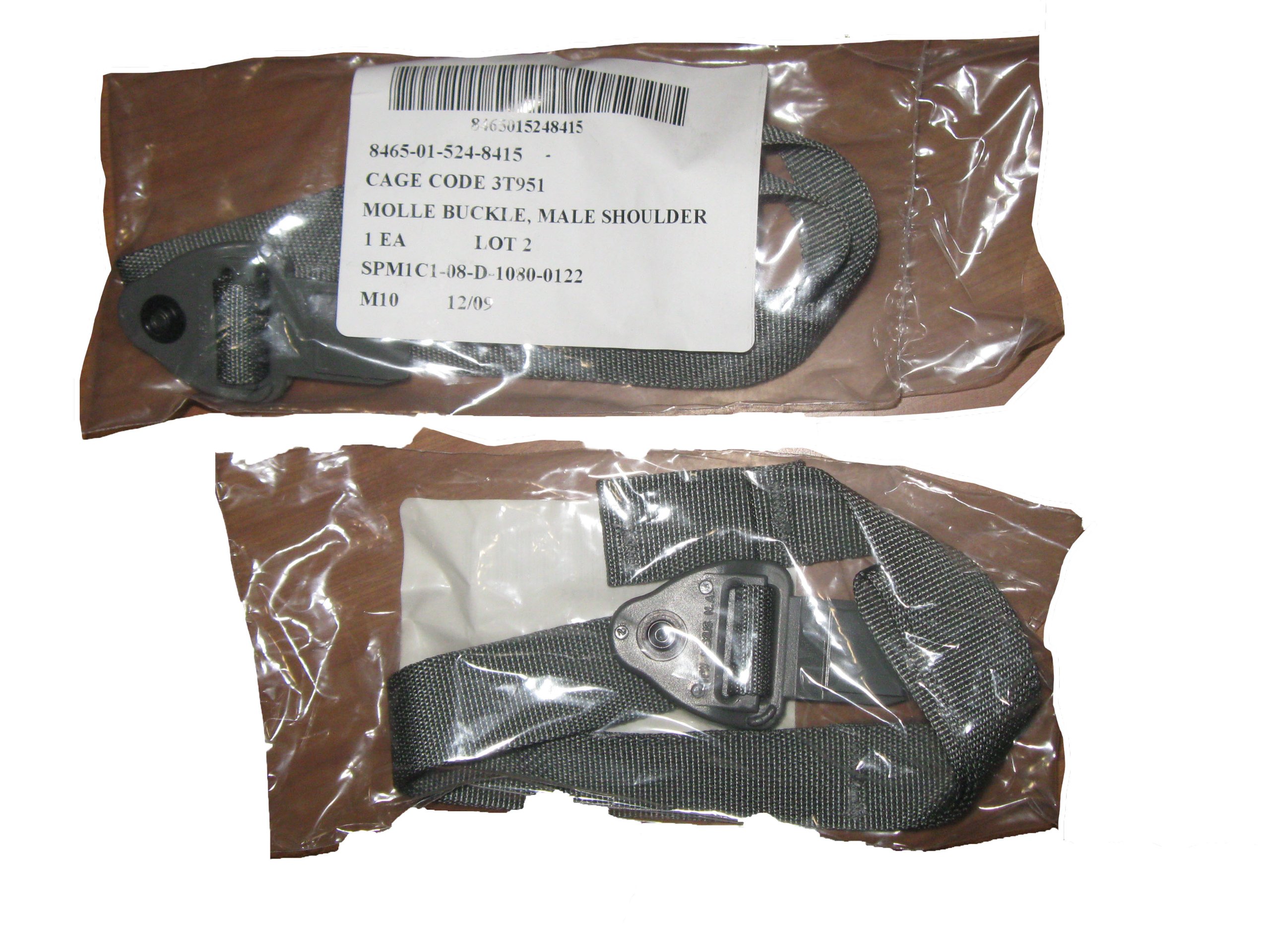 2 ACU ARMY Molle Main & Assault Pack Lower Quick Release Straps Male Buckle