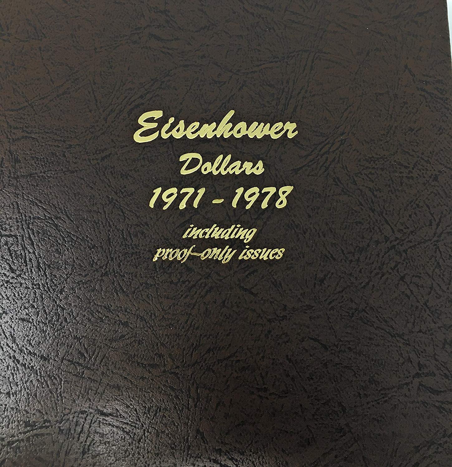 Dansco US Eisenhower Dollar Coin Album 1971 - 1978 with Proof #8176