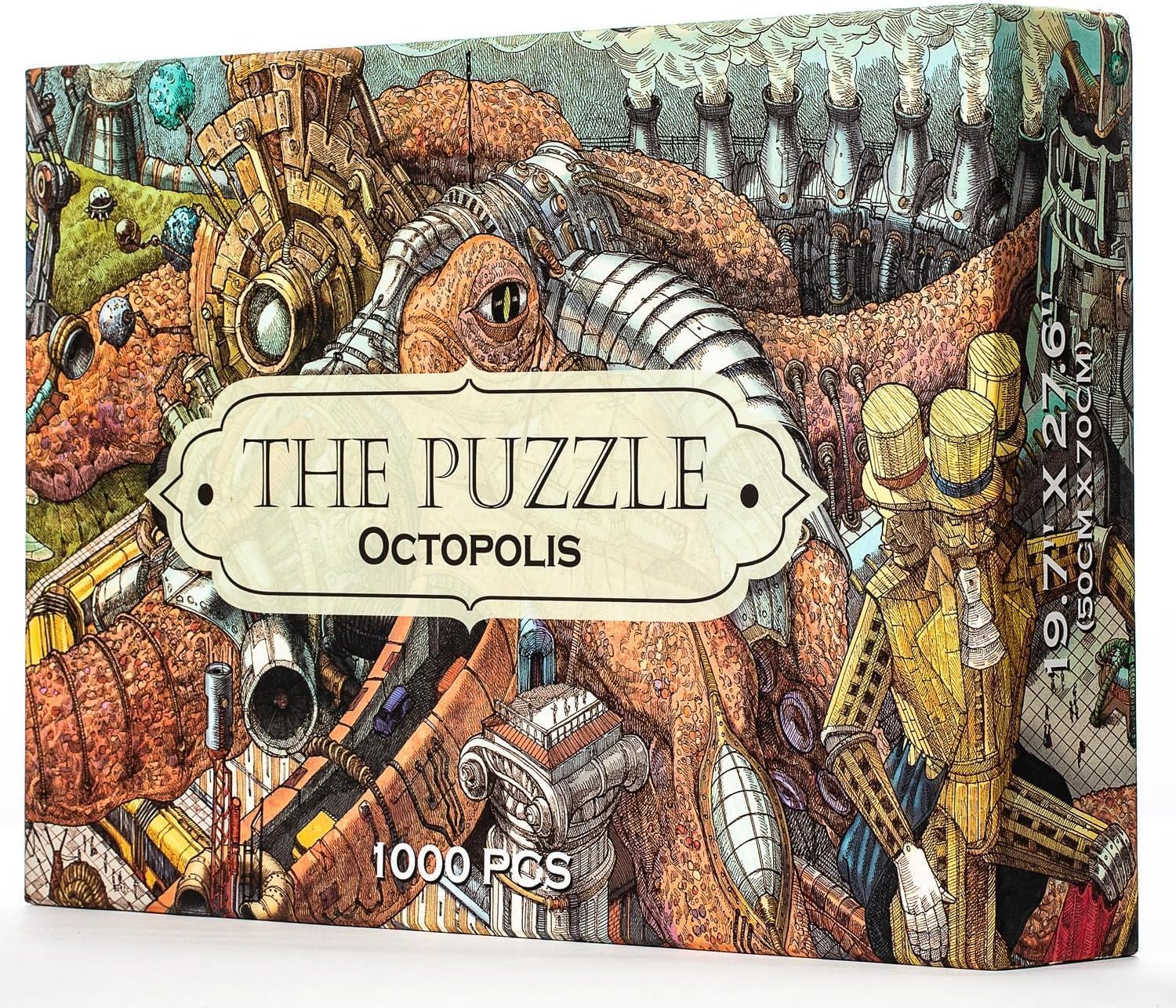 HUNGRY MINDS Octopolis Puzzle 1000 Pezzi per Adulti | Puzzle Impegnativo e Difficile per Straordinario Tema Polpo - Idea Regalo Rompicapo