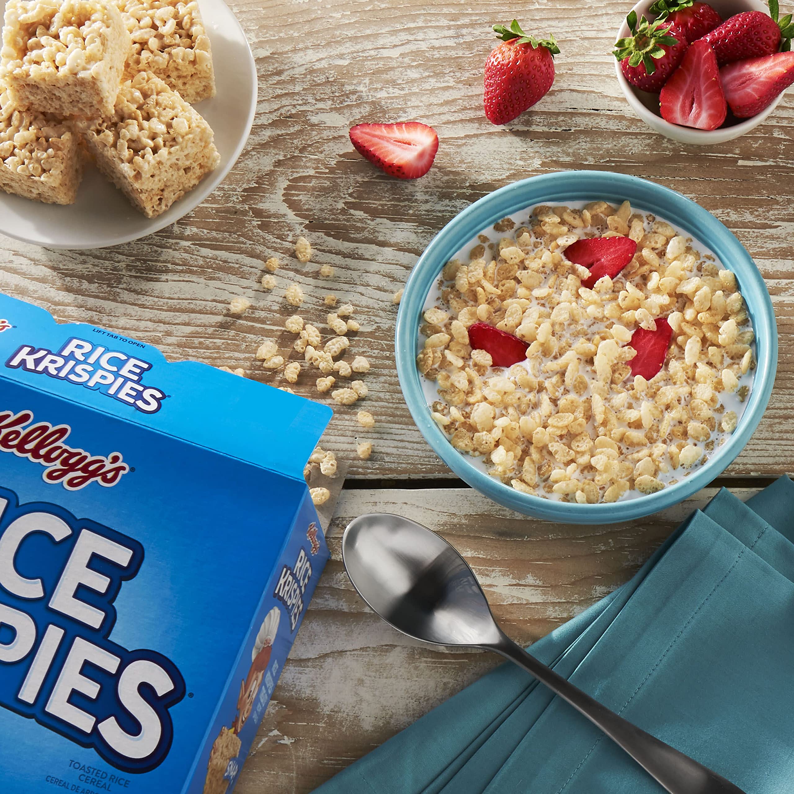 Kellogg's Rice Krispies Breakfast Cereal, Kids Snacks, Baking