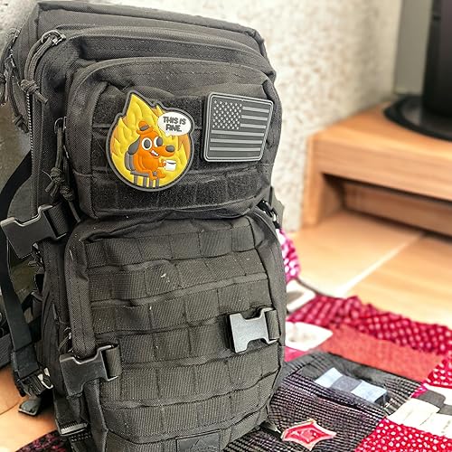 Miniatura 242 de Don't Be A Salty Creative Humor - Parche táctico militar para moral, divertidos parches tácticos, cierre de gancho y bucle de goma de PVC, parches