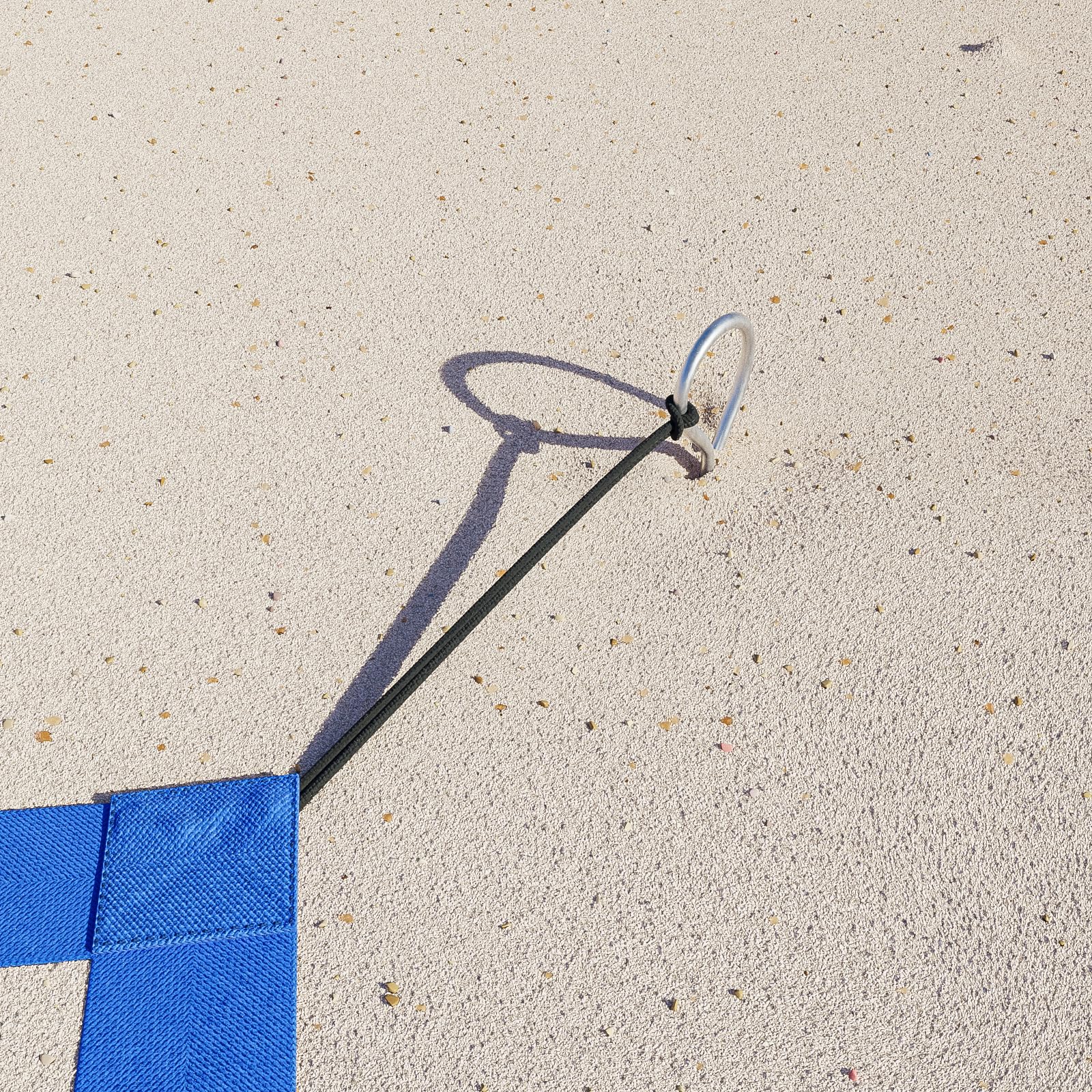 QLS Beachvolley E05799 Marcatore per pallone da beach volley 16 x 8 m Blu