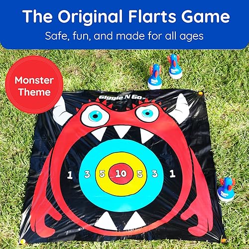 Miniatura 2 de Giggle N Go Flarts Lawn Darts Outdoor Games for Family Our Lawn Games for Kids - Quality Backyard Games for Adults and Kids - Our Inflatable Dart