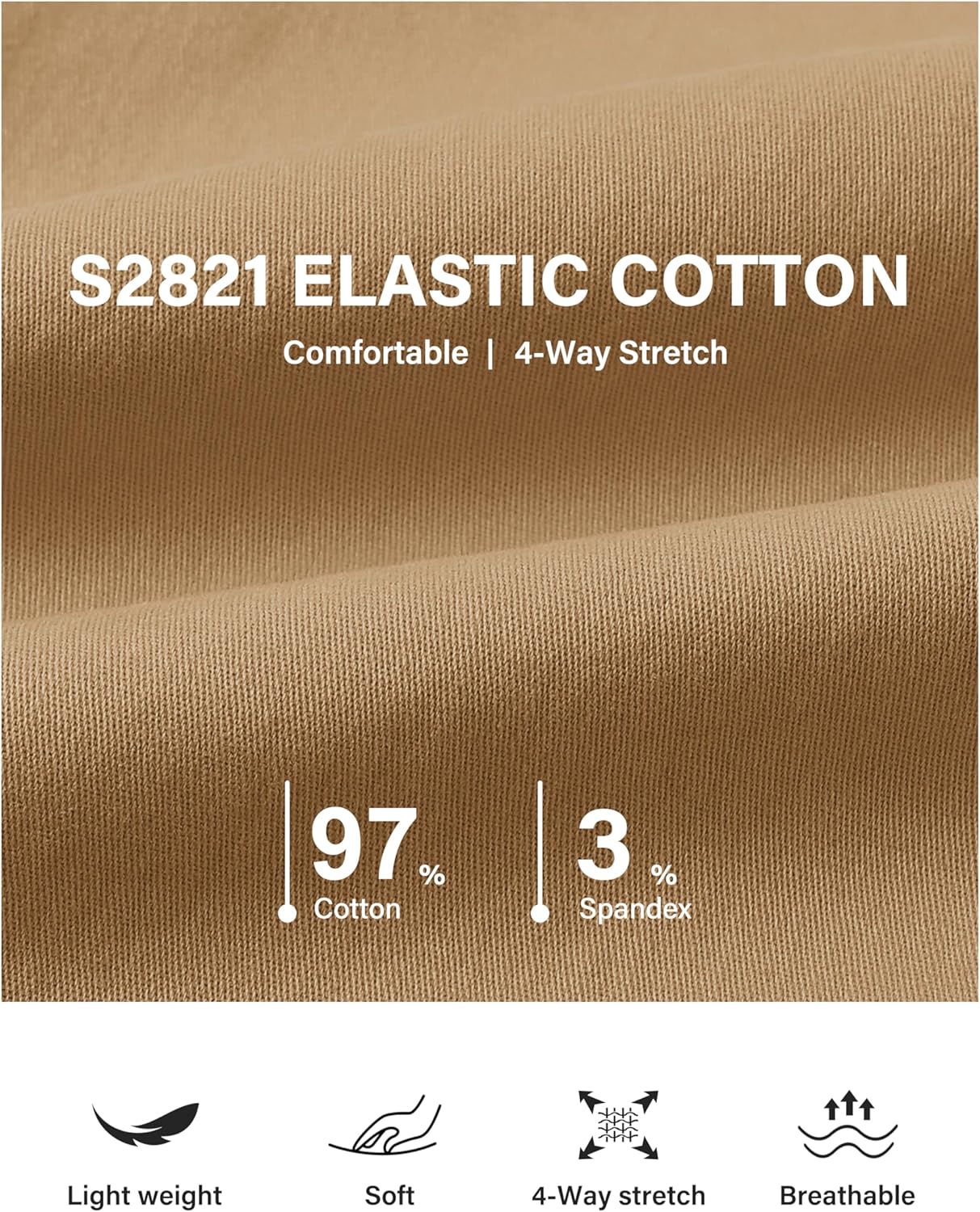 MoFiz Womens Cotton Capris Pants Hiking Roll up Convertible Cargo Capris Lightweight Travel Outdoor Relaxed Fit Cropped Pants Khaki XS - Image 3