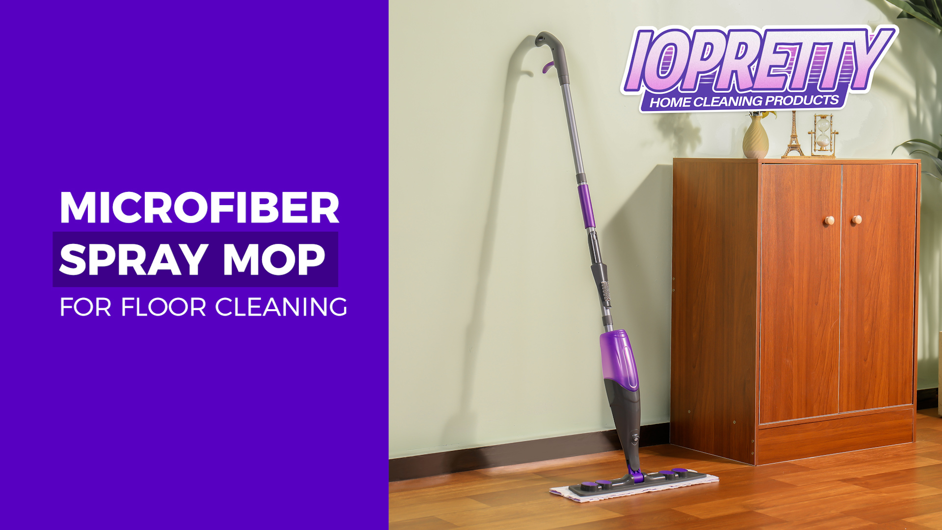 Amazon.com: IOPRETTY Microfiber Hardwood Floor Mop - Wet Dry Mops