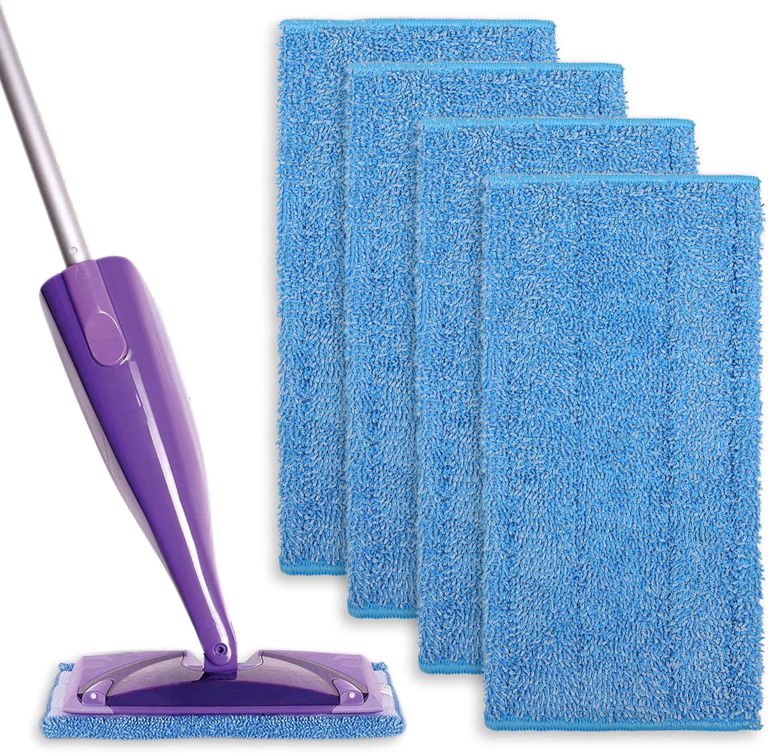 Reusable Mop Refill Pads for Flash Powermop, Absorbing Pads for Wet