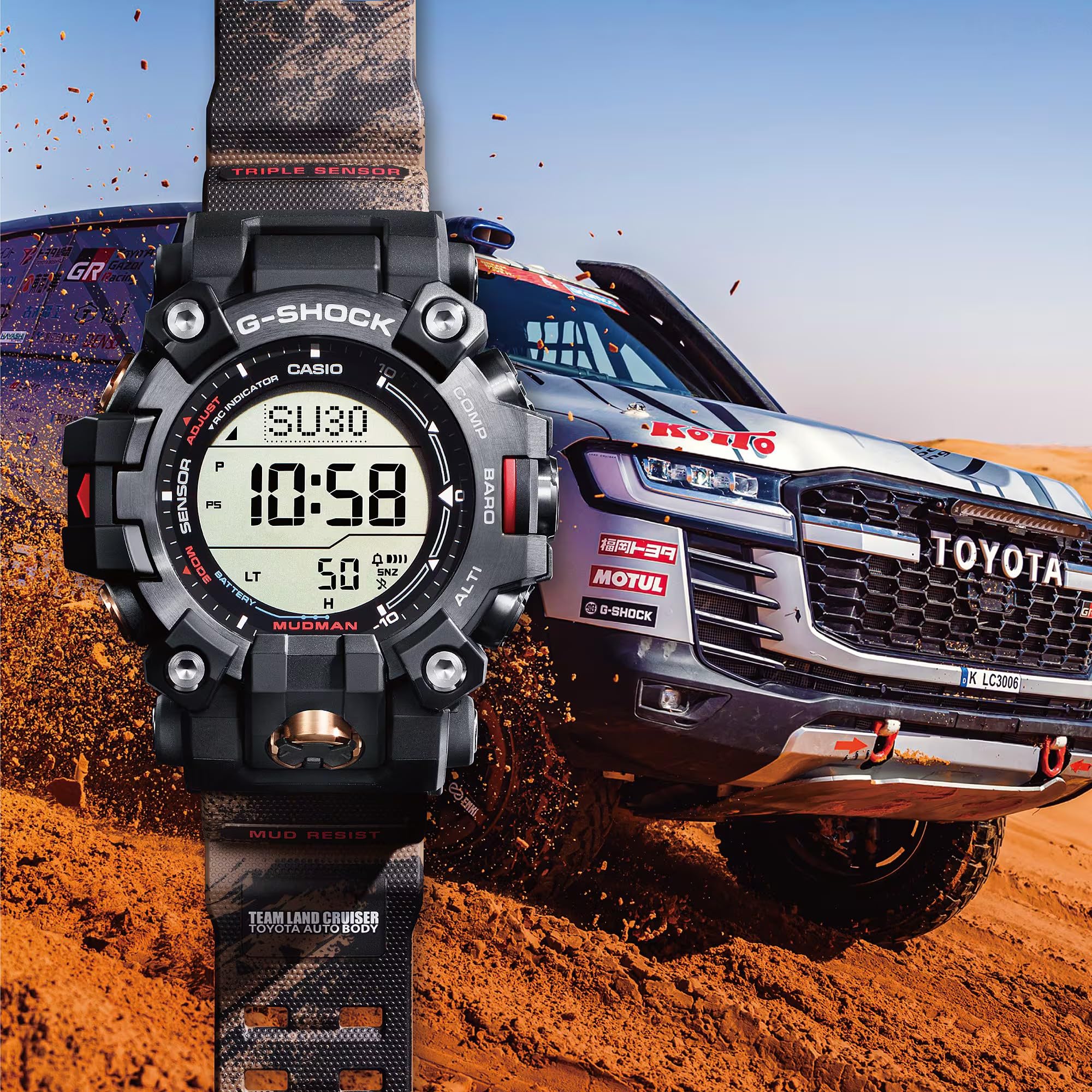 CASIO G-Shock MUDMAN Mod. Team Land Cruiser Toyota Special Edition ******