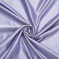 Vista 33 de Fynite Tela de satén Charmeuse 5 yardas 44 pulgadas de ancho Tela de tela suave y brillante, satén sedoso para vestido de novia de novia