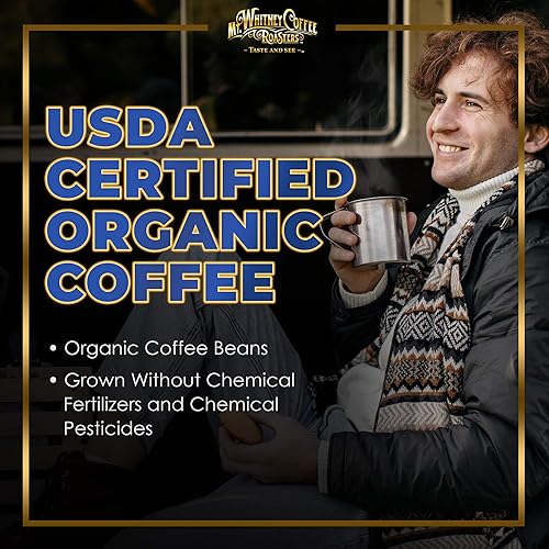 Miniatura 4 de Mt. Whitney Colombia Monte Sierra - Café orgánico bajo en ácido (grano entero, 2 libras)