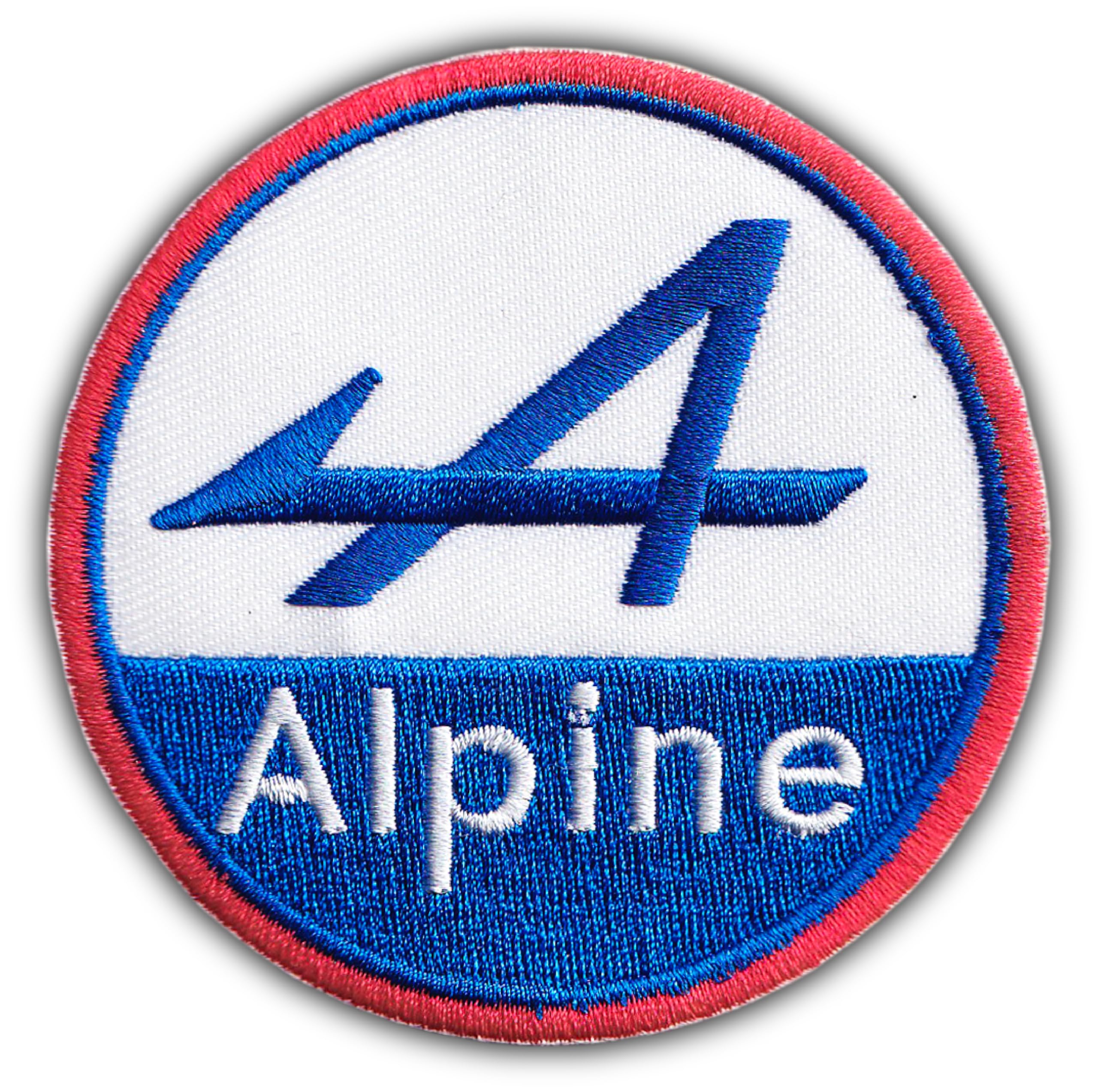 Écusson Brodé Thermocollant 8cm - Style Rétro Automobile Français | Patch Vintage Course Auto