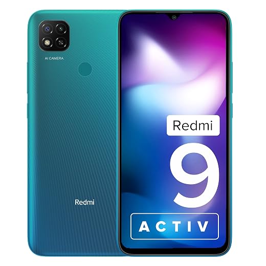 Redmi 9 Activ (Coral Green, 4GB RAM, 64GB Storage)