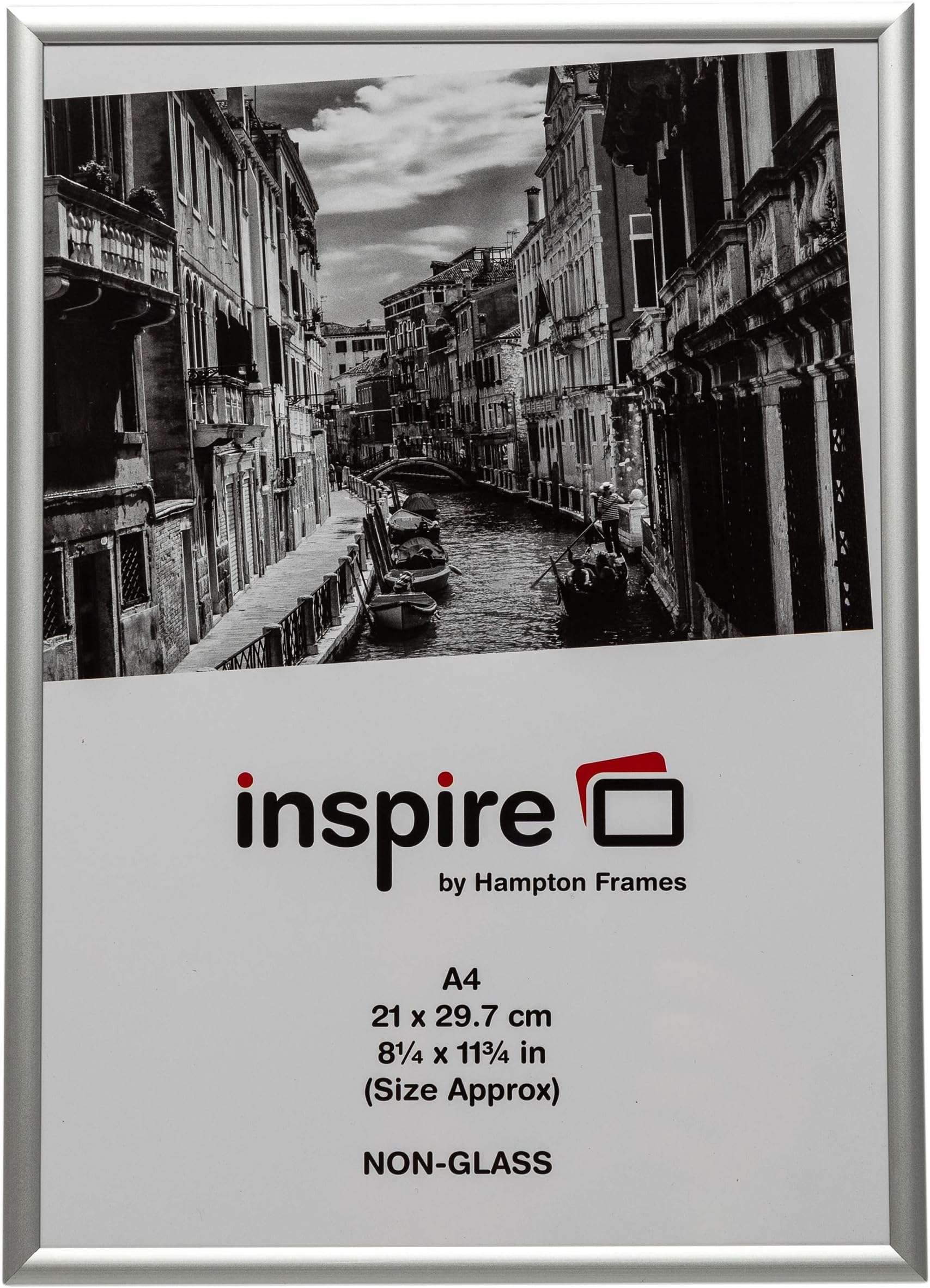 Premium Silver Plated Photo Frame 6x46x4 Silver Photo Frame(15cm x