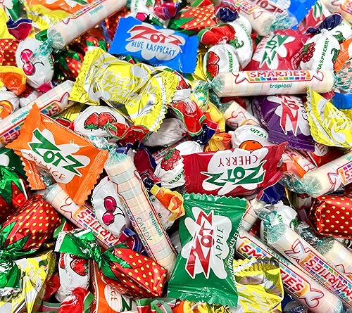 Mezcla favorita de dulces duros surtidos para fiestas Bolsa de 3 libras Smarties Bons de fresa Arcor Butter n Cream Zotz