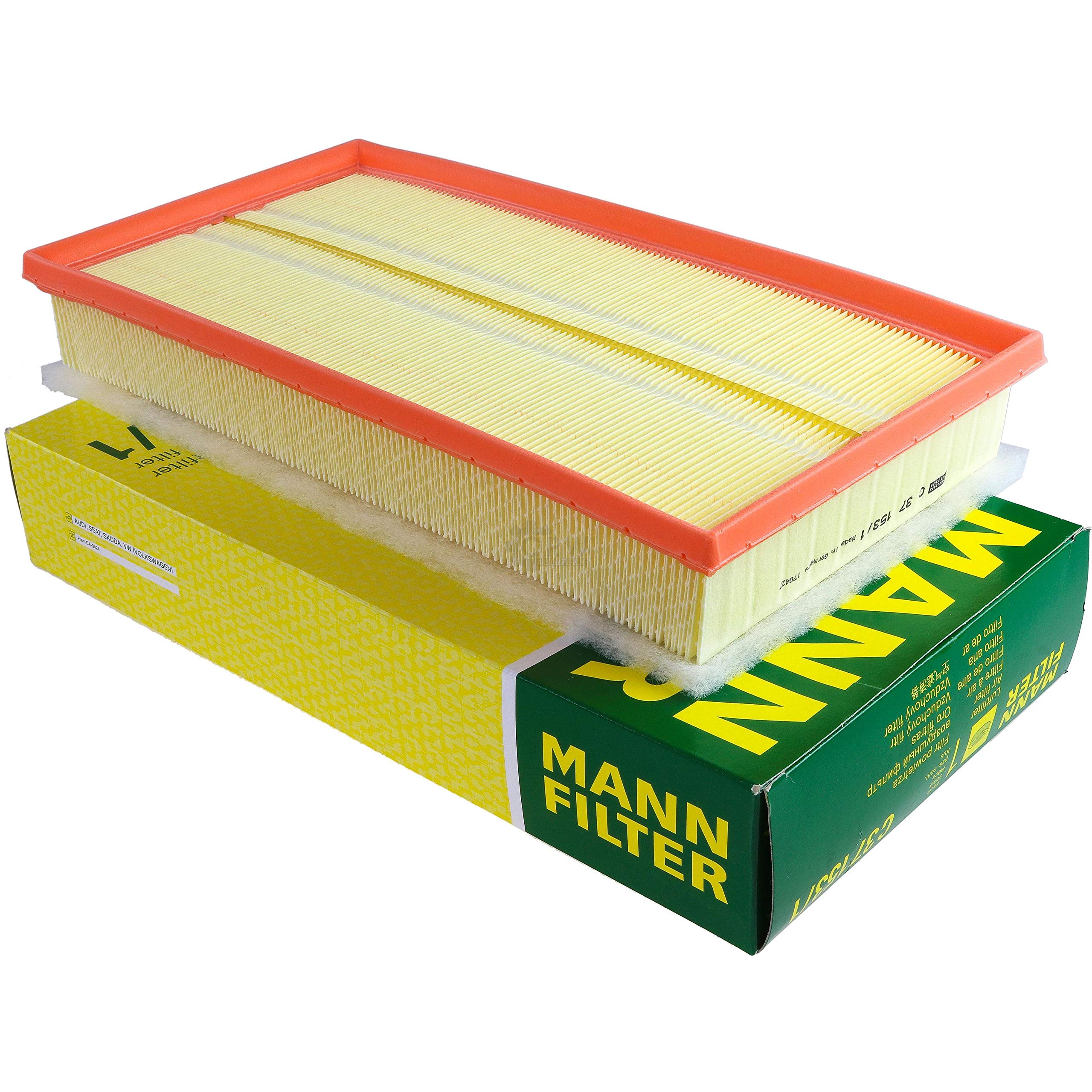 Paquete de inspección Kit de mantenimiento de filtros con filtro de aceite W 719/30, filtro de aire C 37 153/1, filtro de combustible WK 730/1, filtro de habitáculo CU 2882, tornillo de