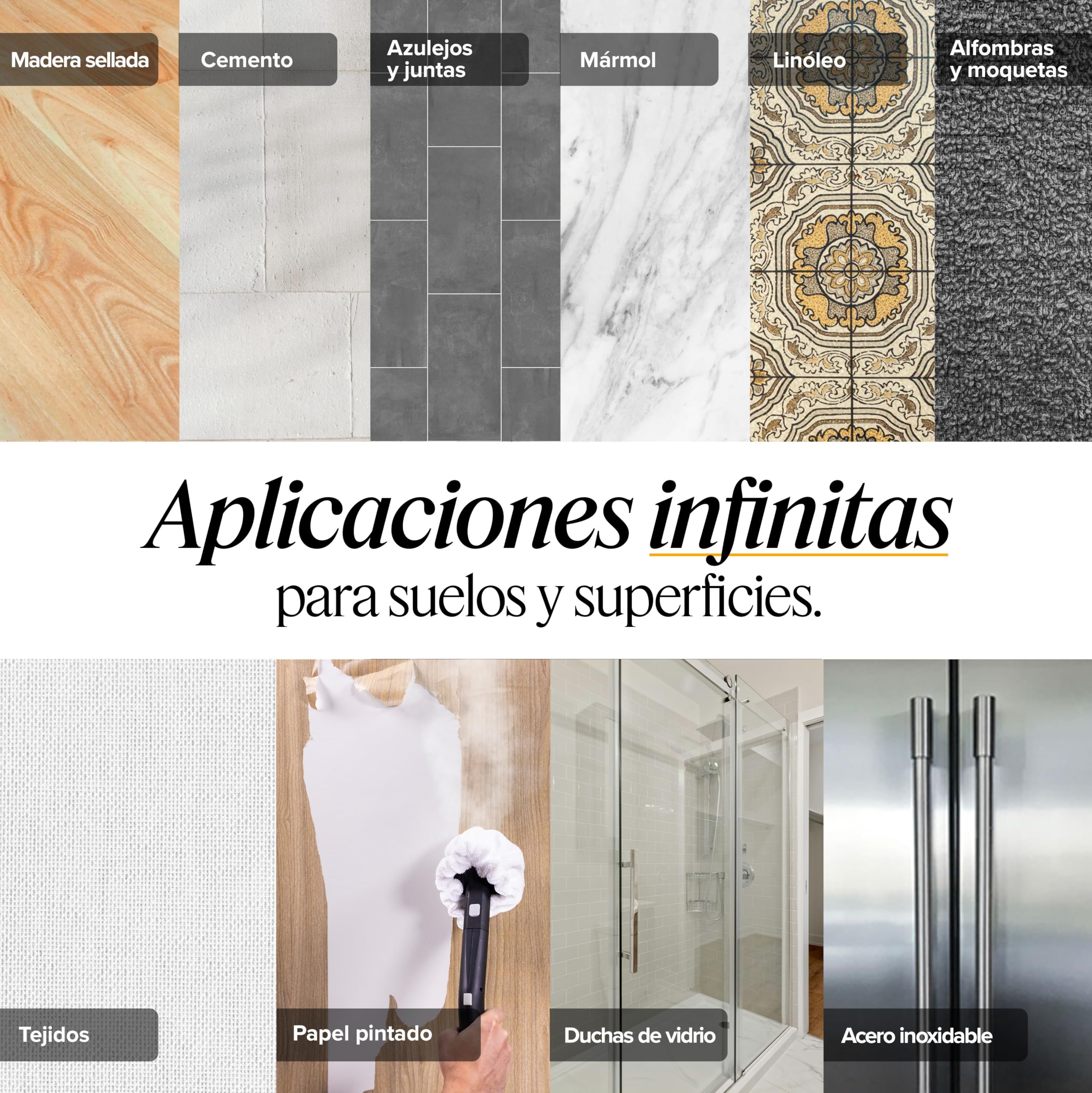 Dupray Neat Plus Limpiador a Vapor – 18 Accesorios, Vapor Potente sin Químicos, Limpieza Profunda para Suelos, Sofás, Cocina, Baño y Coche