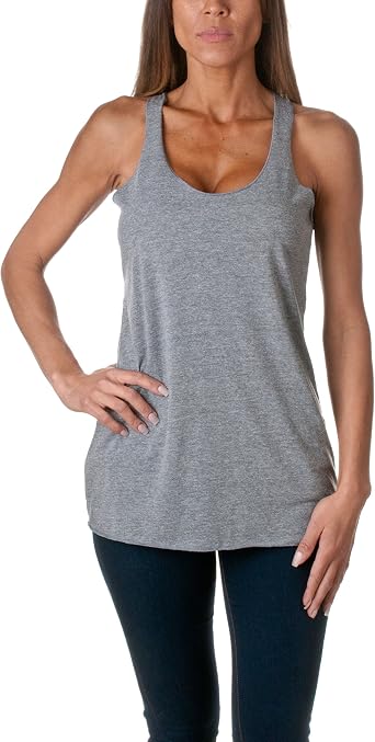 Next Level Ladies Triblend Racerback Tank XS PREMIUM HEATHER
