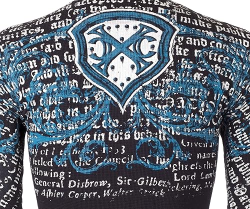 Miniatura 6 de Xtreme Couture by Affliction - Camisa térmica para hombre, color negro, Negro -