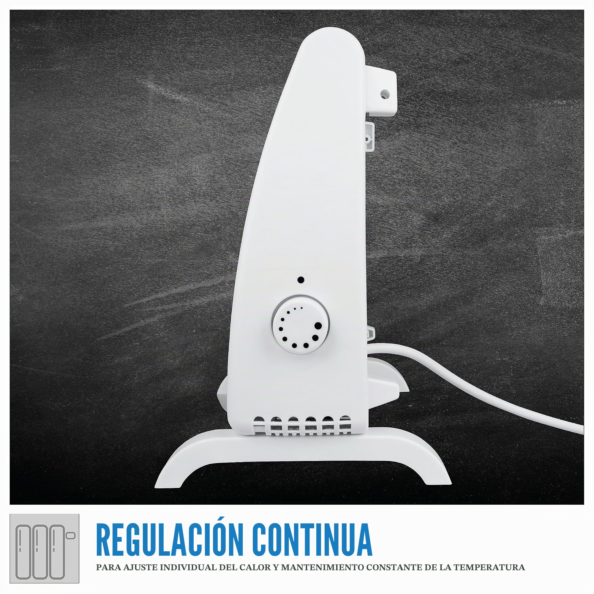 Güde Protector de heladas GFW 520 (450-520 W de potencia calorífica, 10 m³ de capacidad máxima de calefacción, termostato regulable sin niveles, función de protección contra heladas, protección contra