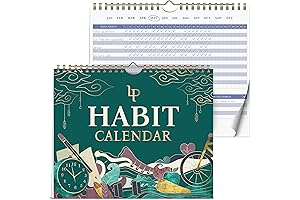 2023 Legend Habit Calendar: Undated Daily Habit Tracker for Atomic Habits