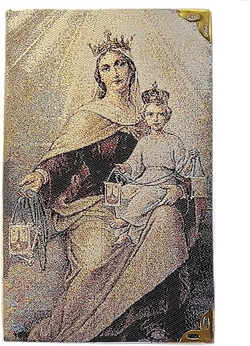 Needzo - Bloc de notas con iconos de oración de Nuestra Señora del Monte Carmelo para entradas diarias de gratitud de 5 1/2 pulgadas, regalo