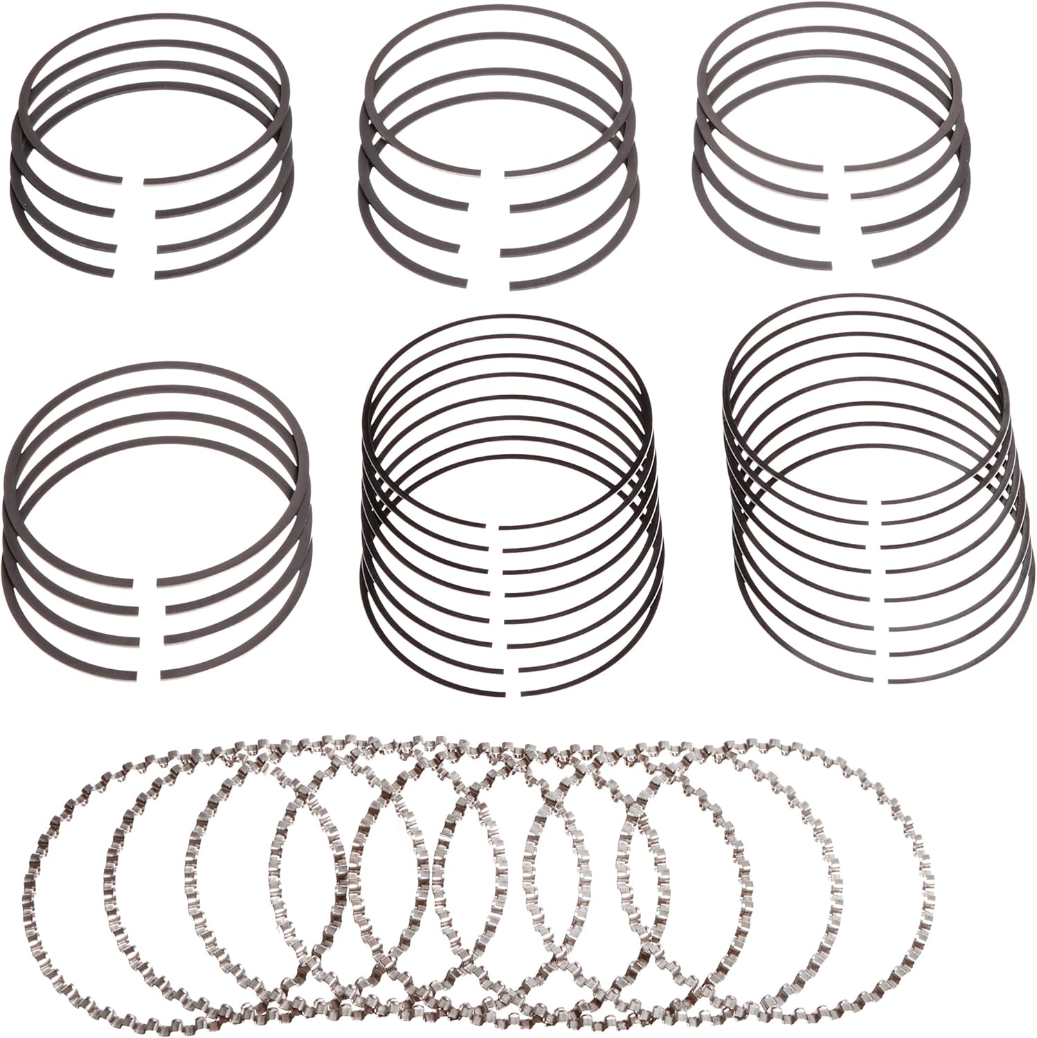 Hastings Piston Rings 5499 8Cylinder Piston Ring Set, Rings Amazon