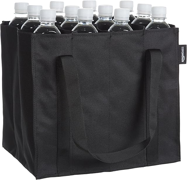 Amazon Basics Bottle bag - 12 compartments - Black