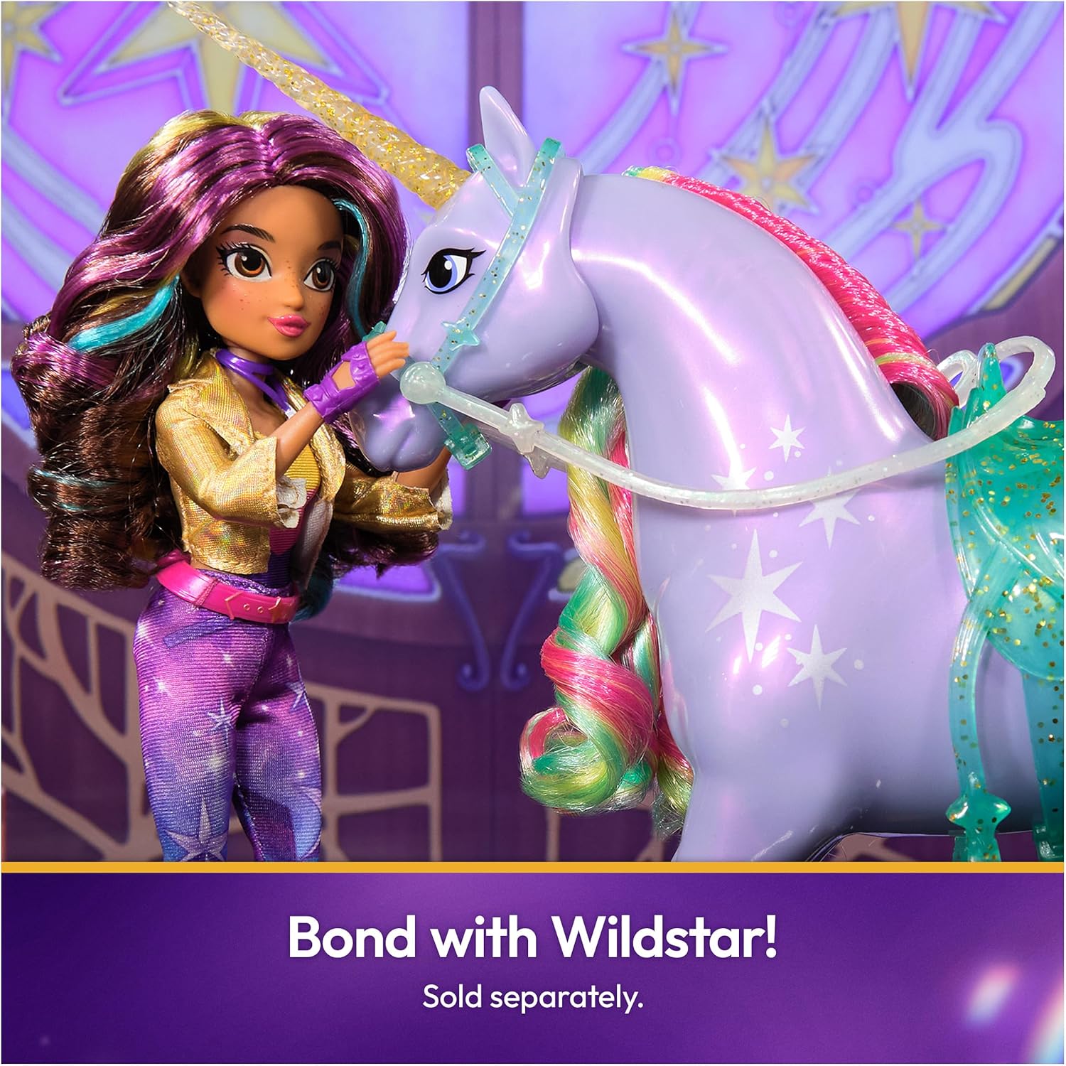 Unicorn Academy, Power of Friendship Sophia Doll with Guitar & 6 Fashion Accessories, 9.5”, Dolls & Unicorn Toys for Girls Ages 4 and up