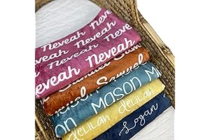 Stunning Baby Blankets Personalized with Your Child's Name