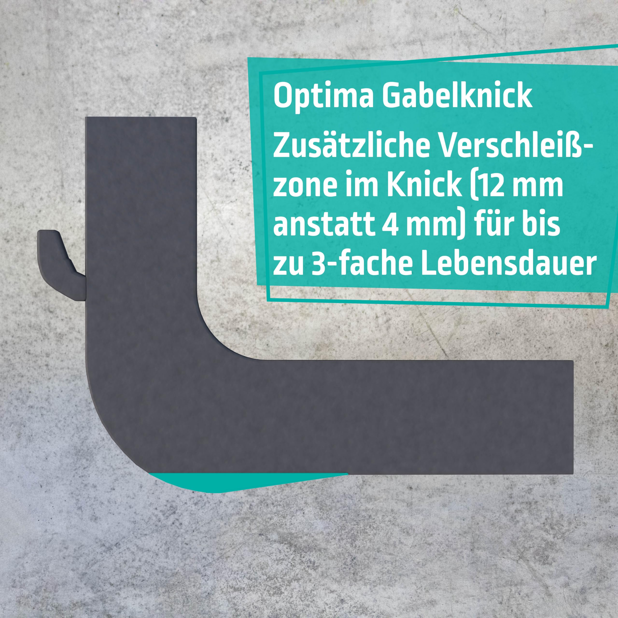 Palettengabel für Radlader und Traktor, EURO-Aufnahme, 1600 - 2500 kg (2500 kg)
