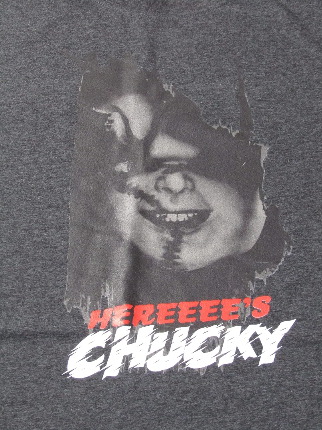 Bioworld Chucky Franchise Heere's Chucky! Women's Black Graphic Night Shirt
