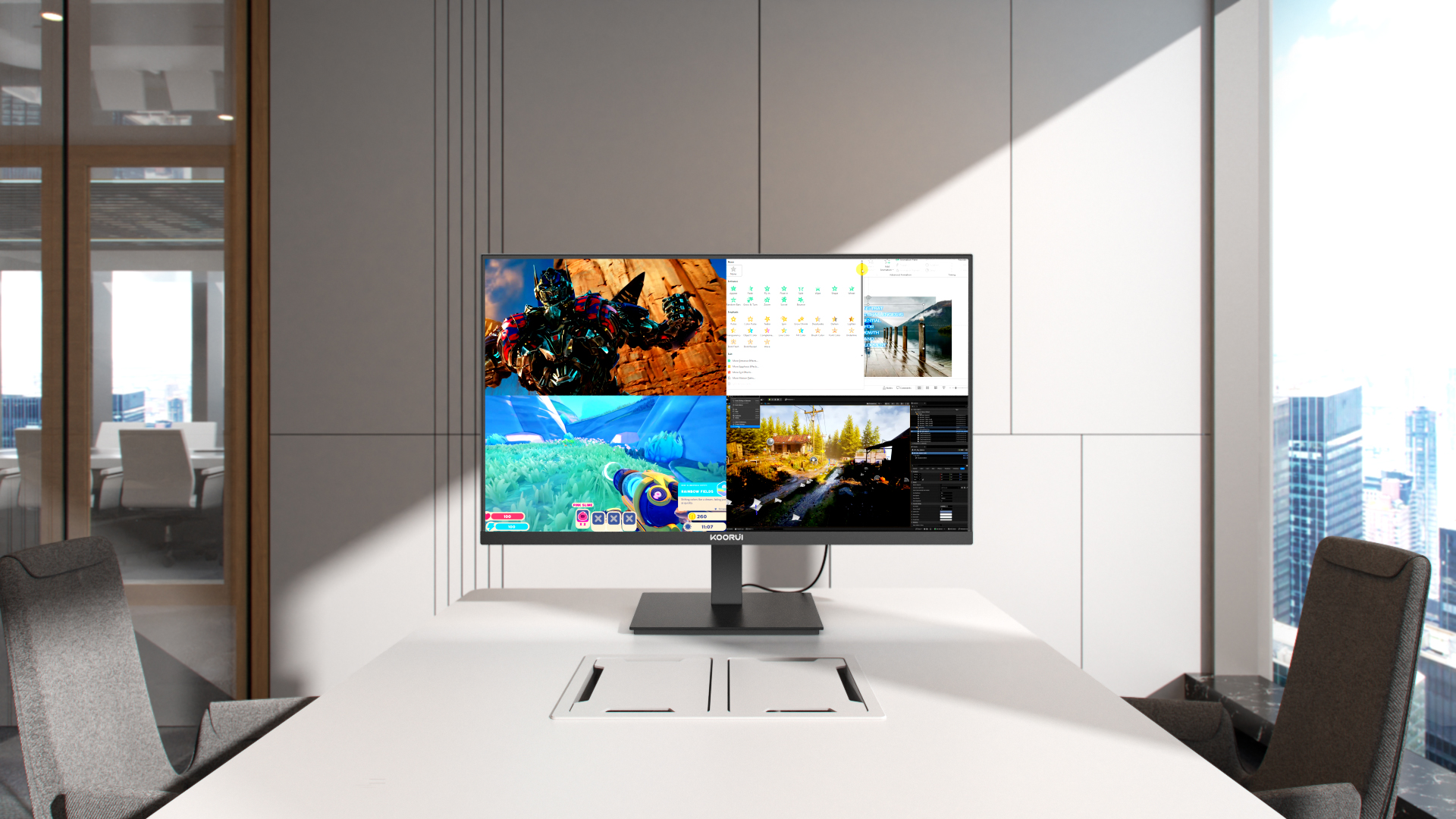 Amazon.com: KOORUI 27 Inch Computer Monitor 144Hz FHD 1080p VA