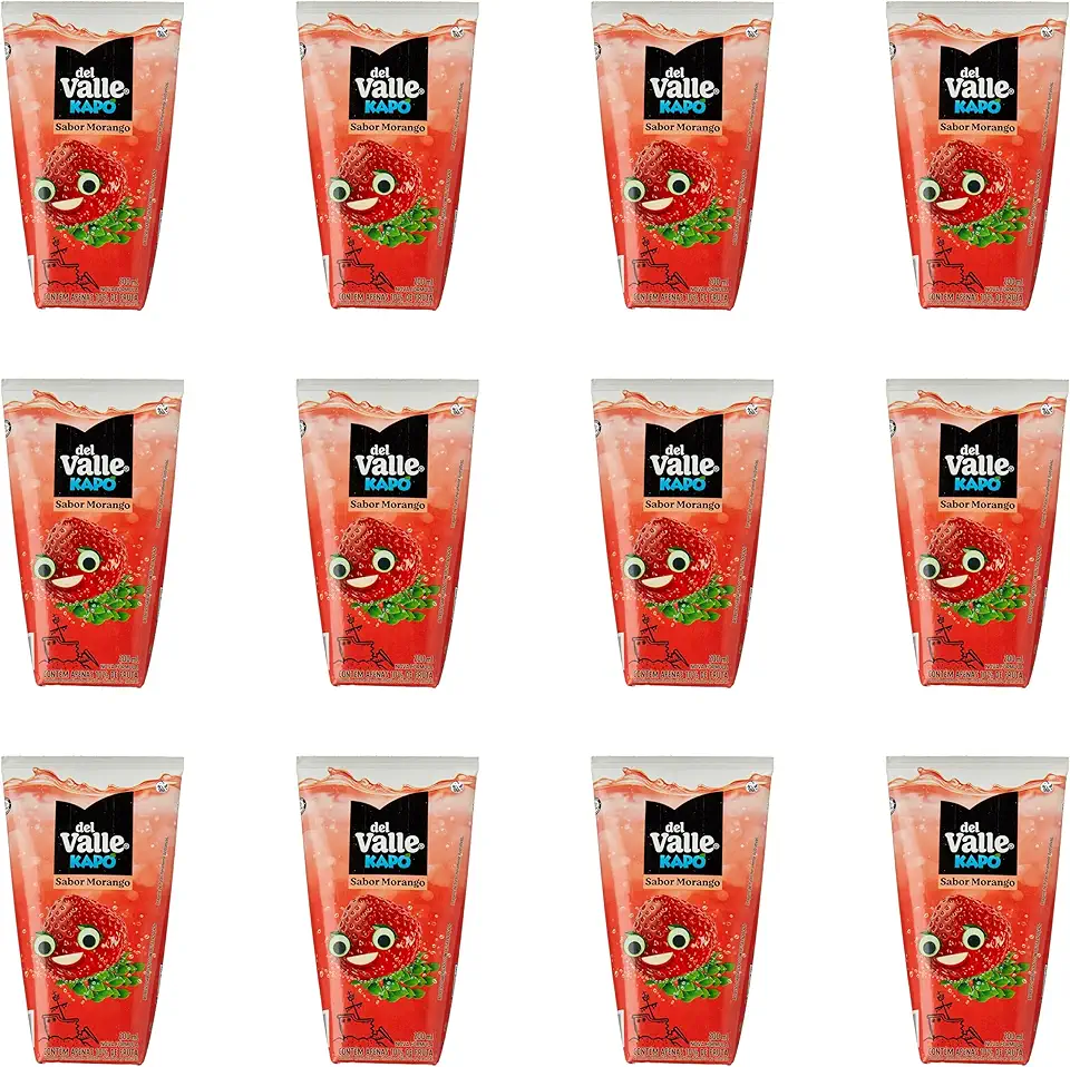 Pack de Kapo Morango 200ml 12 unidades