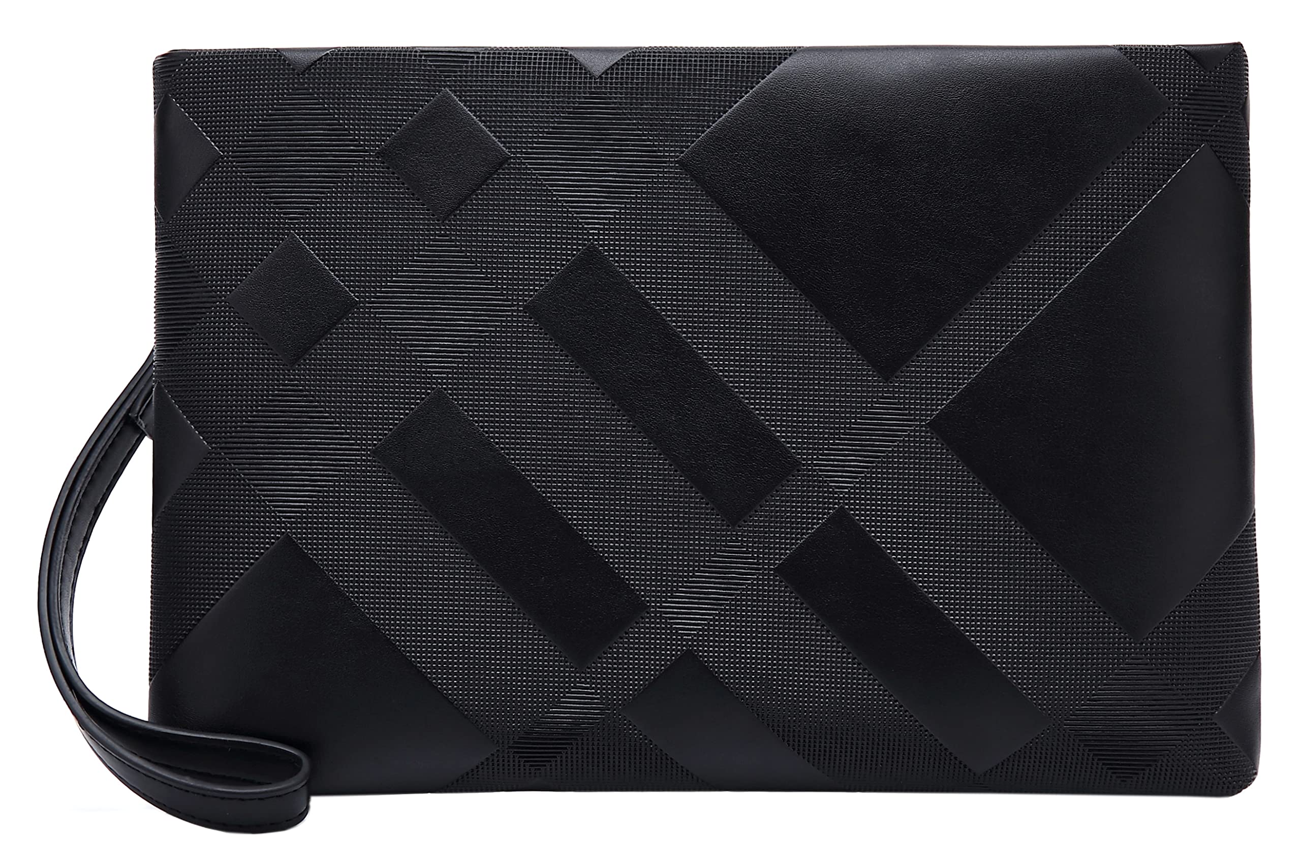 FSD.WG Mens Clutch Bag Man Purse Handbag 12 inches Large Hand Bag Big Clutch Wallet