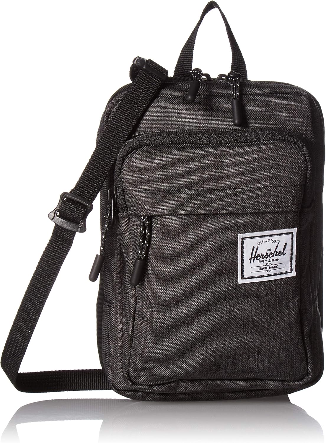 Herschel Form Cross Body Bag, Black Crosshatch, Large,1056802090OS Clothing