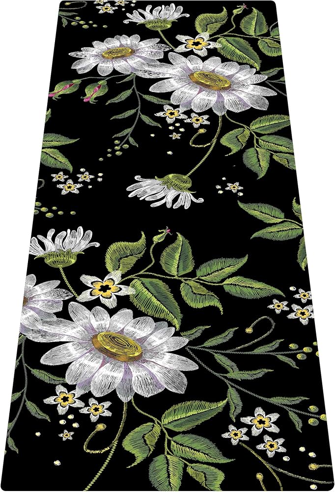 Cifupy Yoga Mat Double-Sided Non Slip Exercise Mat Eco Friendly TPE Fitness Exercise Mat With Carrying Strap & Storage Bag Workout Mat for Yoga, Pilates and Floor Exercises