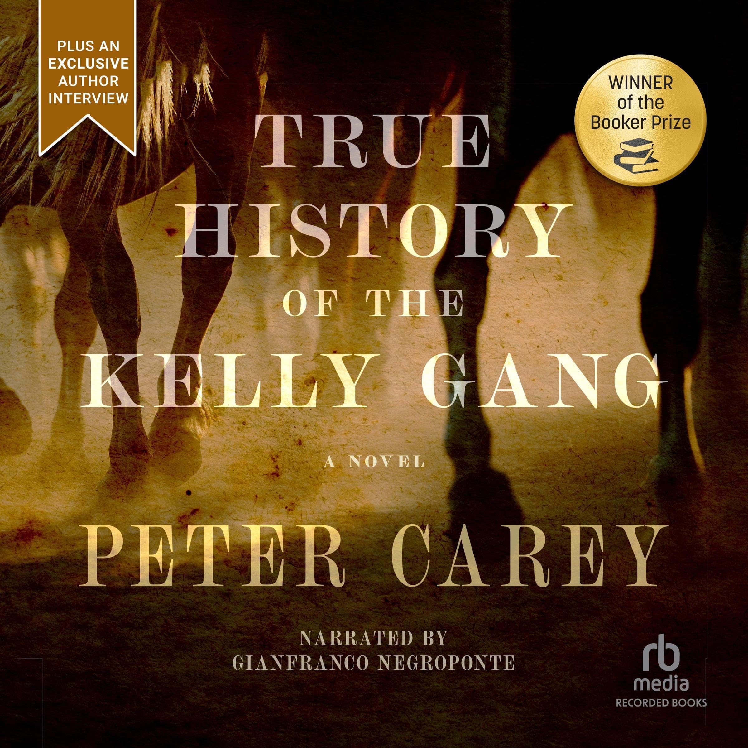 Cover art for True History of the Kelly Gang