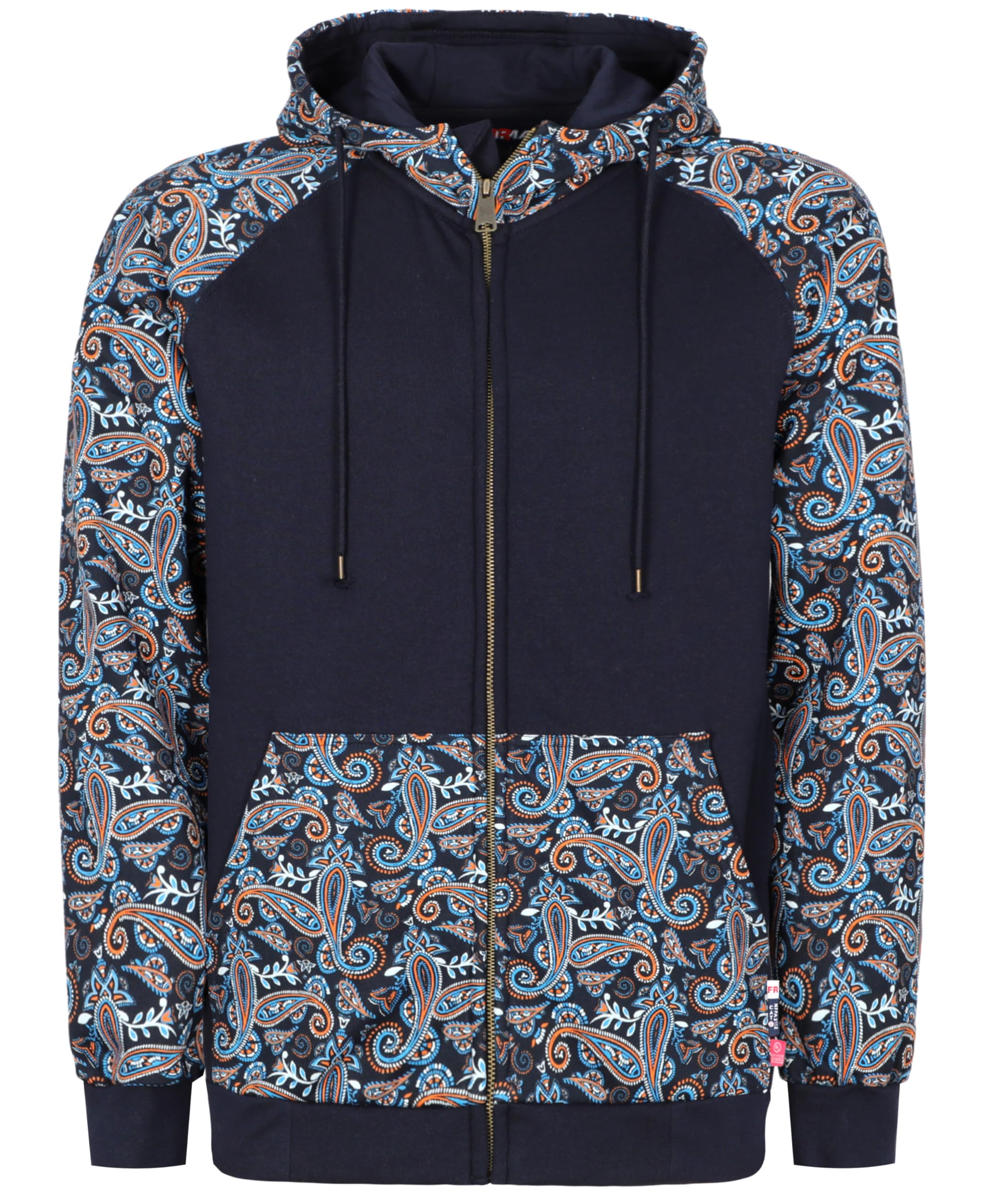 bocomal FR Hoodies Zipper Front 10.5oz Cottoon Fleece Flame Resistant Hooded Sweatshirts-picture-32