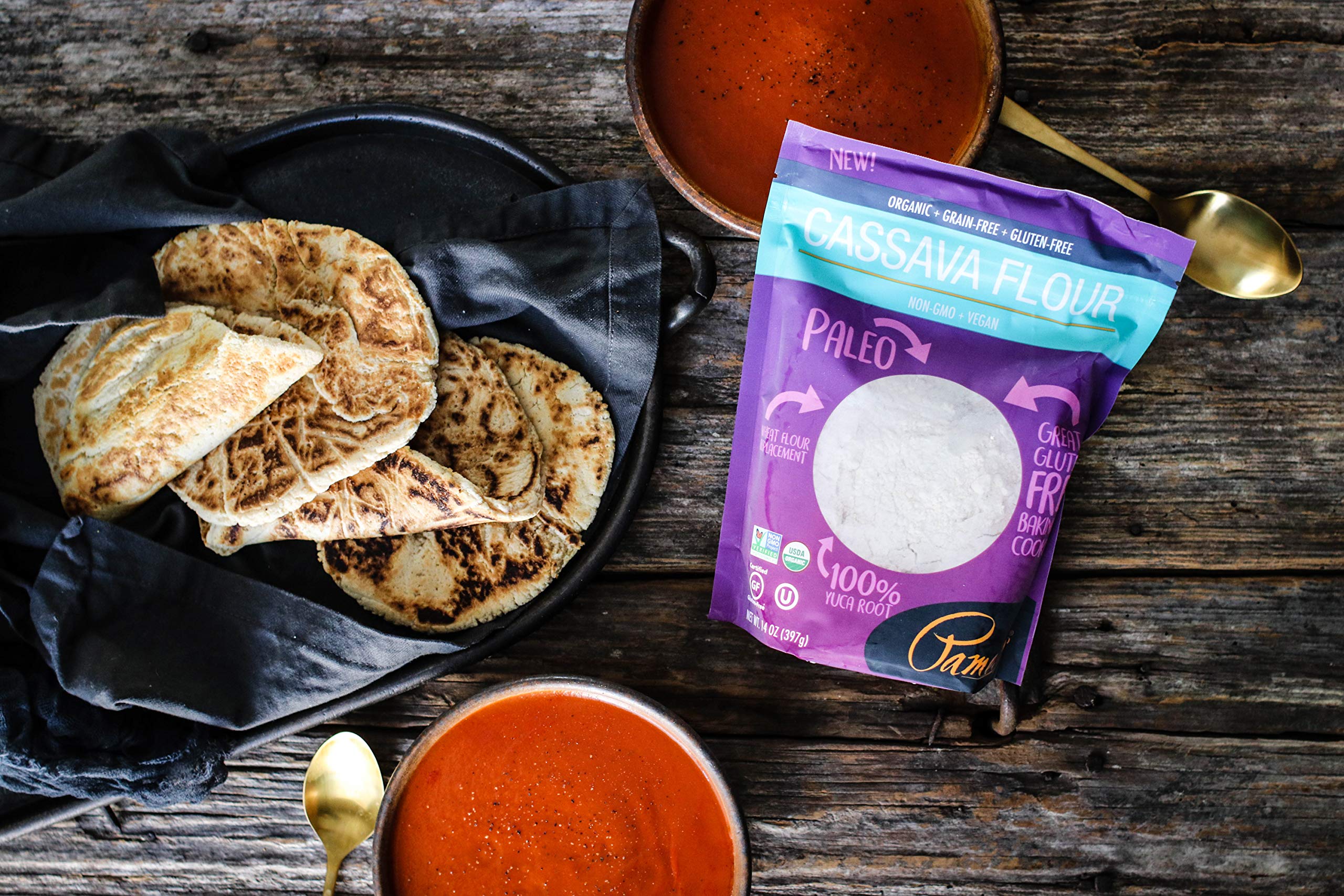 Amazon.com : Pamela's Cassava Flour, USDA Certified Organic, Vegan
