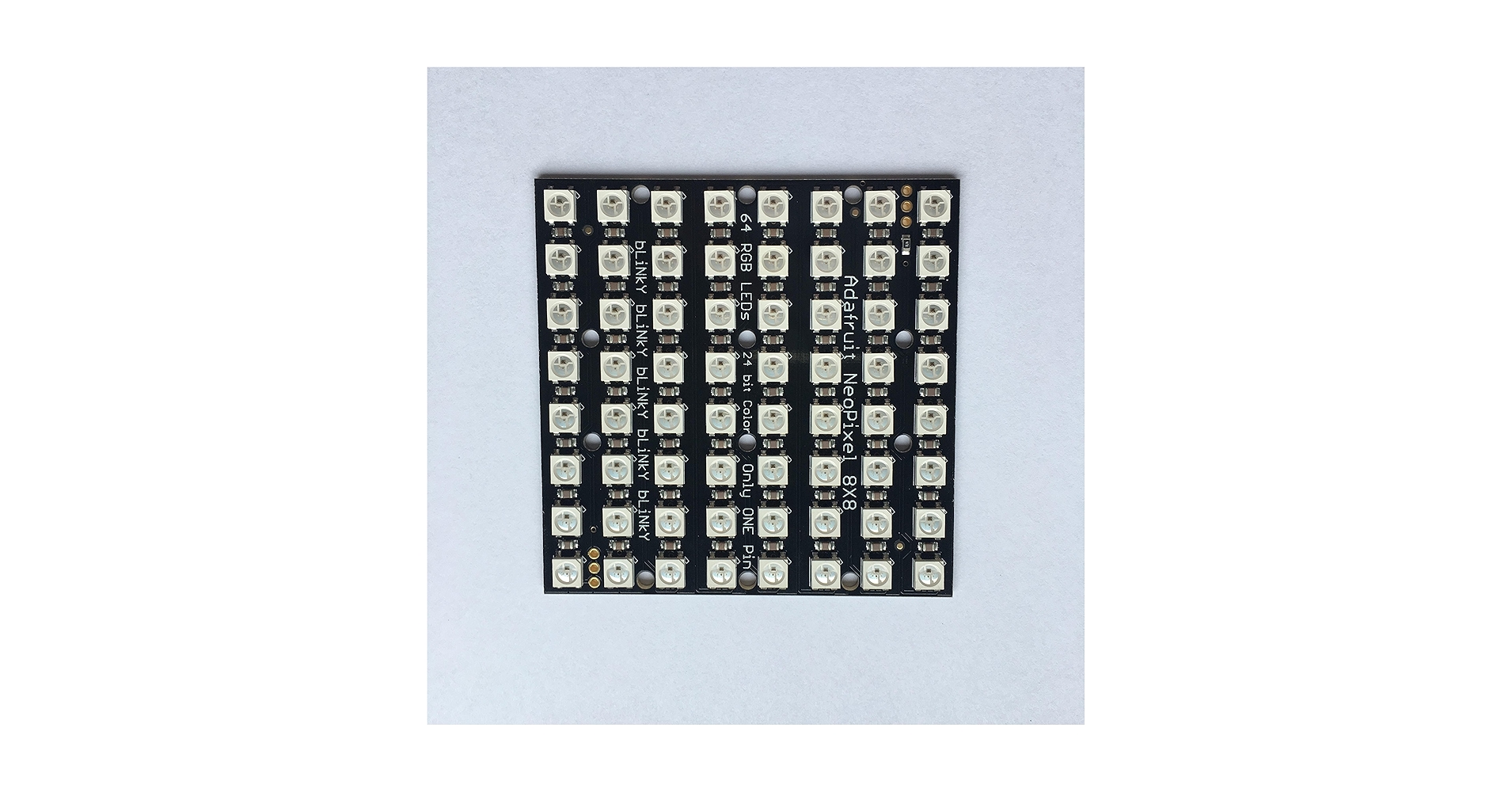 Amazon.com: Adafruit NeoPixel NeoMatrix 8x8-64 RGB LED Pixel