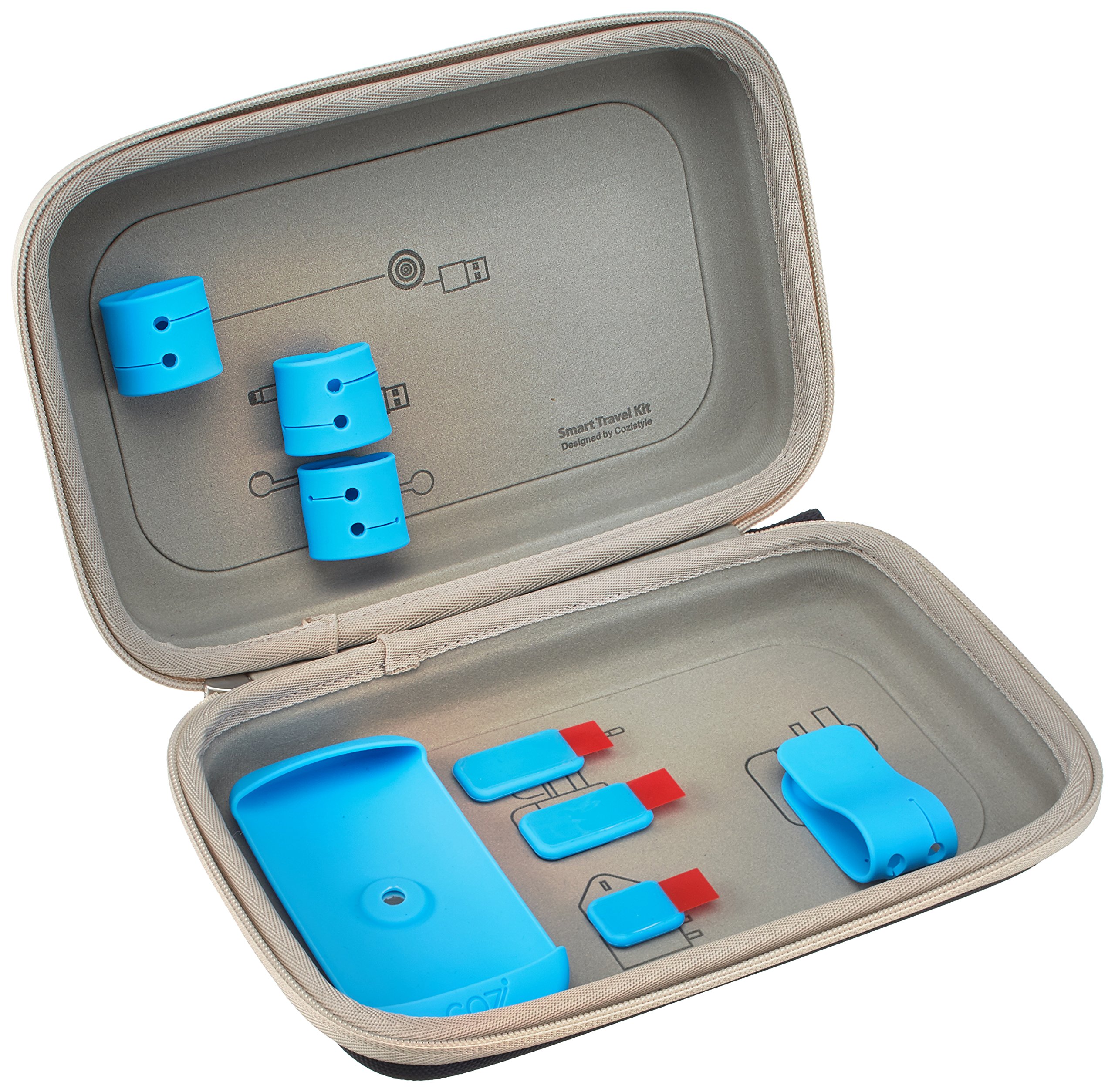 COZI CSTK002 Travel Kit für Apple Zubehör dunkelblau