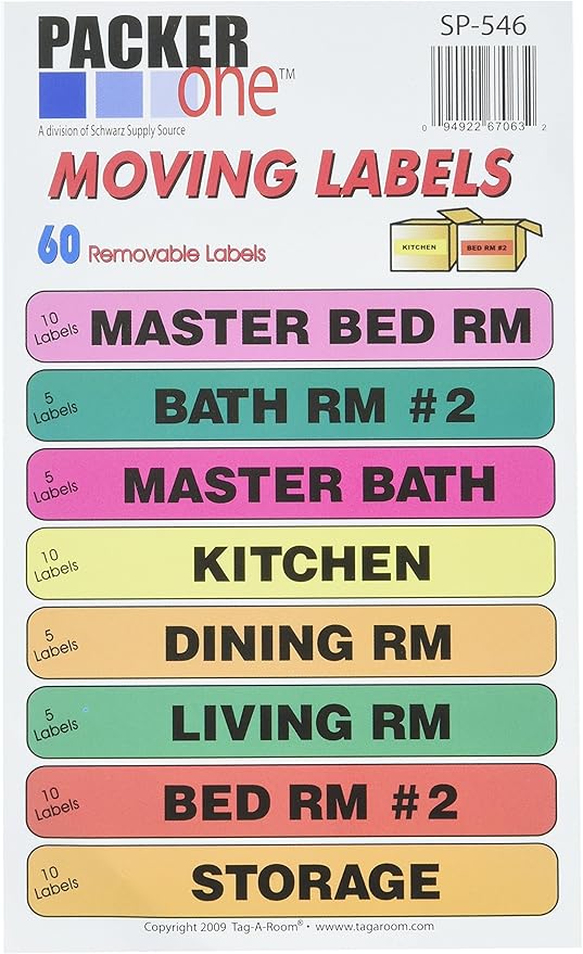 SCHWARZ SUPPLY SOURCE All Boxes Direct 60Count Moving