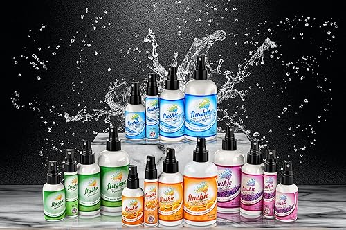 Miniatura 8 de Flushie Pre-Toilet Sprays para artículos de tocador de tamaño de viaje, espray de baño para excremento para inodoro desodorante esencial de viaje