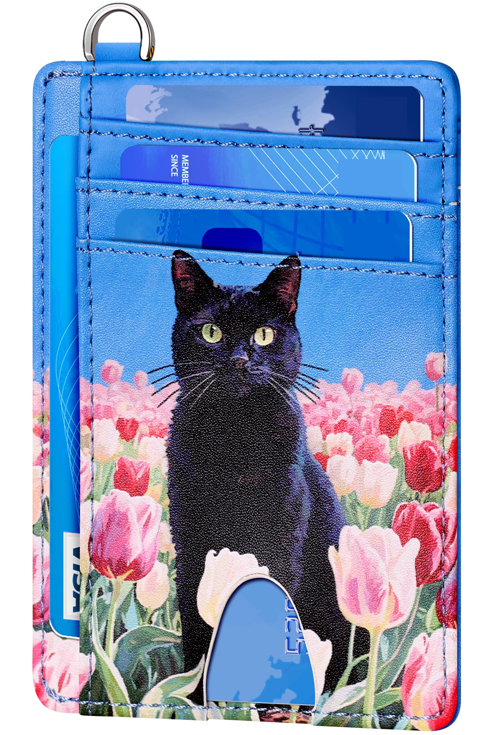FurArt Slim Minimalist Wallet RFID Credit Card Holder for Men