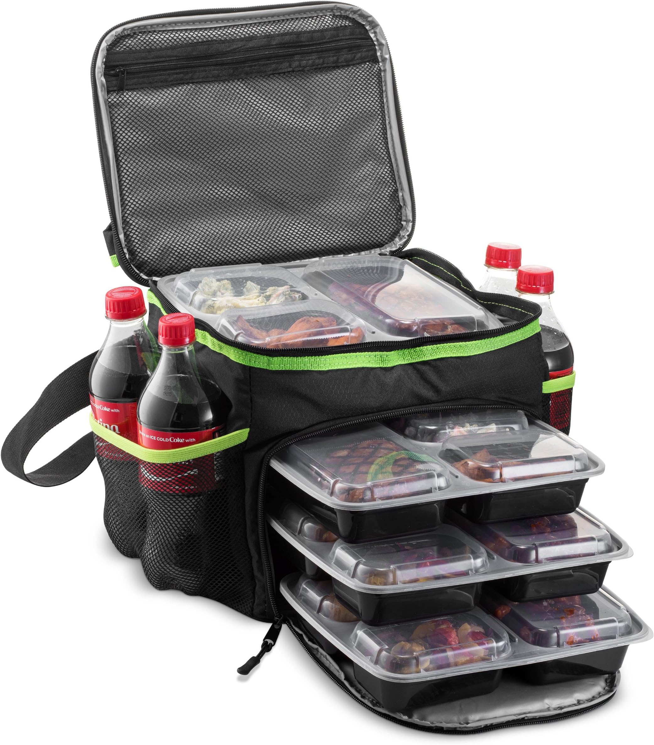 Cooler Bag insulated Large Capacity Bag Durable, Insulated Tote To Keep Foods And Drinks In The Right Temperature (11 x 10 x 9 Inches)