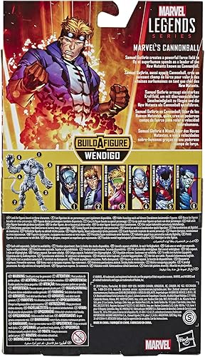 Miniatura 3 de Marvel Classic Hasbro Legends Series - Figura de acción coleccionable de 6 pulgadas (colección X-Men/X-Force), con parte de figura de Wendigo,