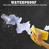 Vista 4 de K-Musculo Cubierta para mesa de billar, cubierta resistente de piel sintética para mesa de billar, impermeable y a prueba de rasgaduras, ajuste