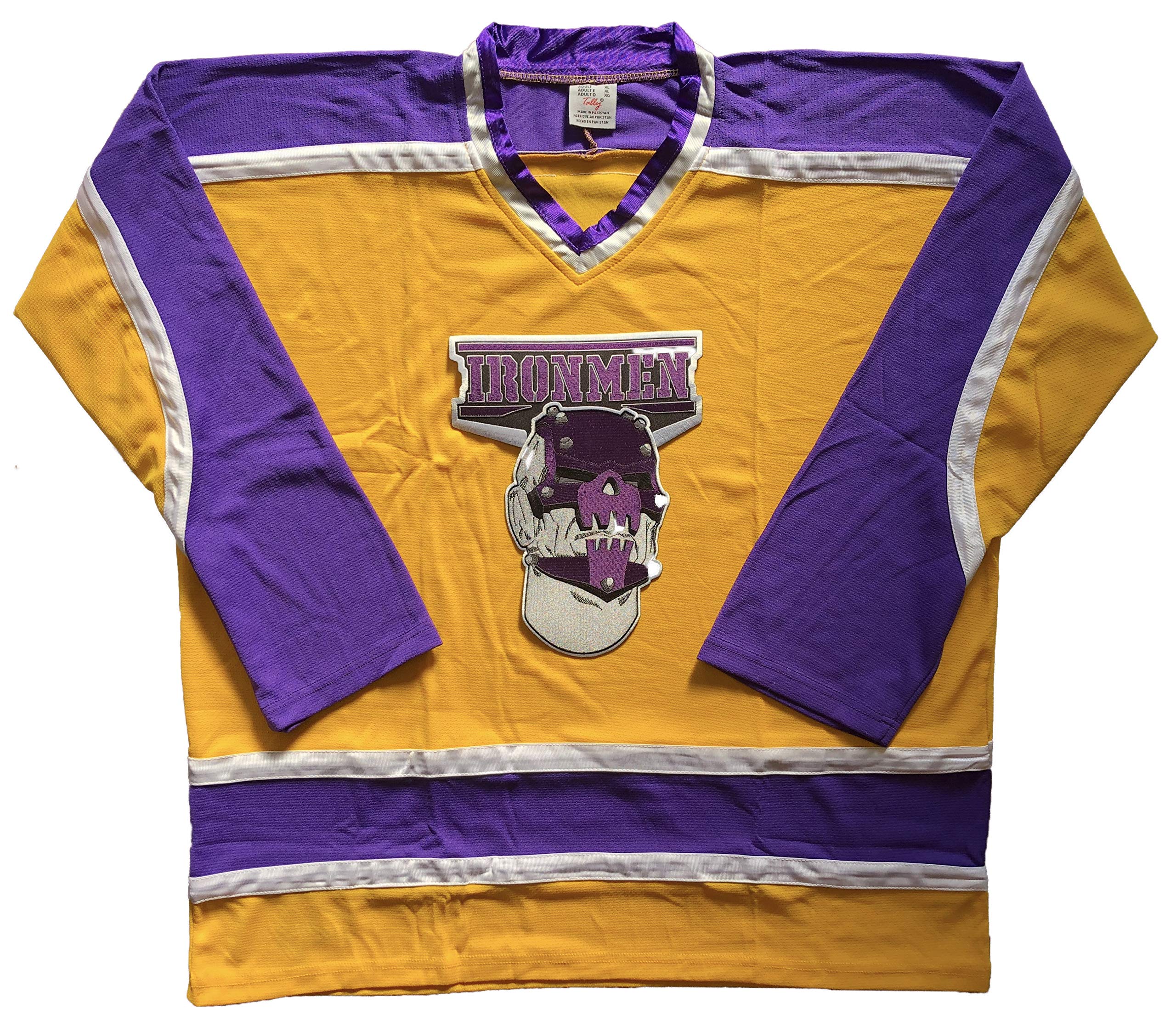 Ironmen Hockey Jerseys - We are Ready to Customize with Your Name and Number (Gold, Adult Small)